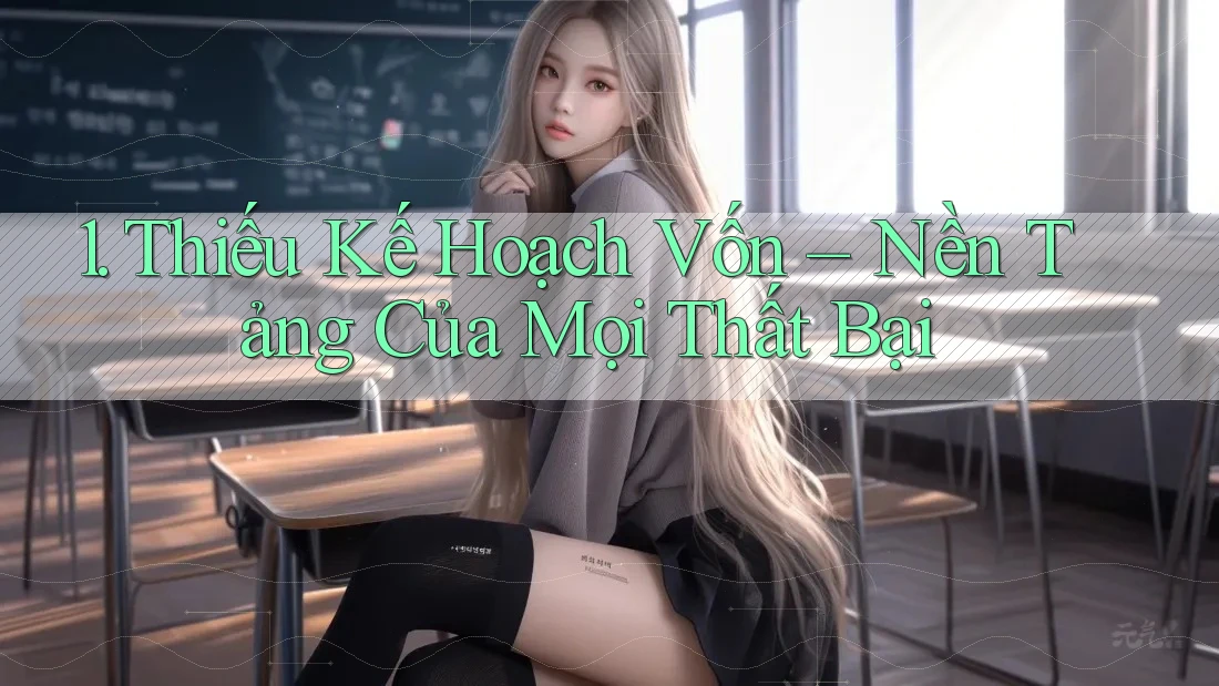 1. Thiếu Kế Hoạch Vốn – Nền Tảng Của Mọi Thất Bại