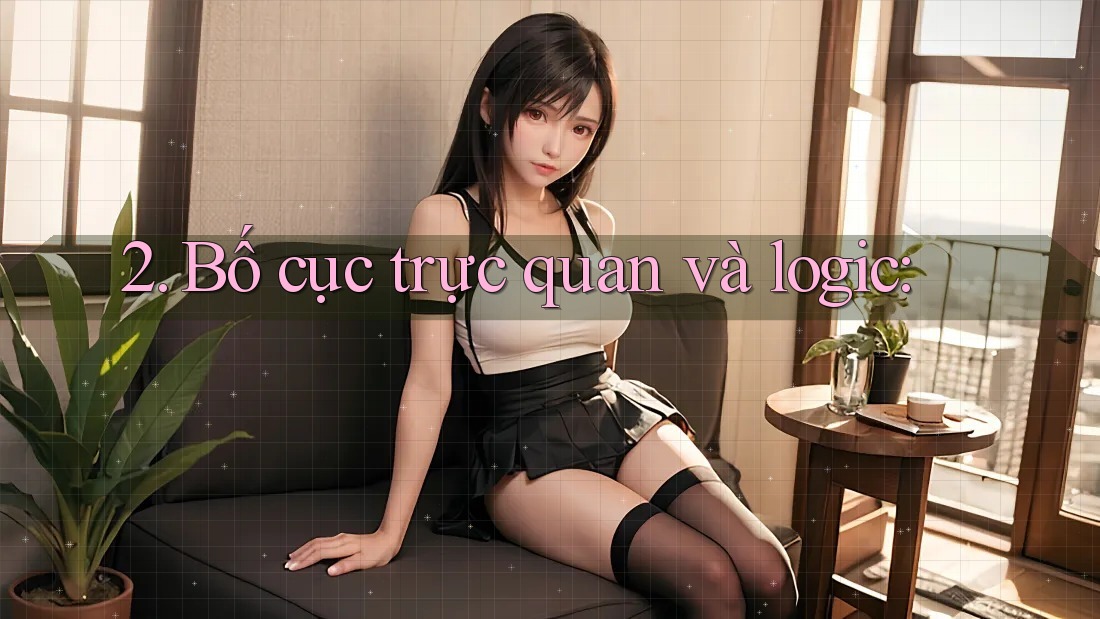 2. Bố cục trực quan và logic: