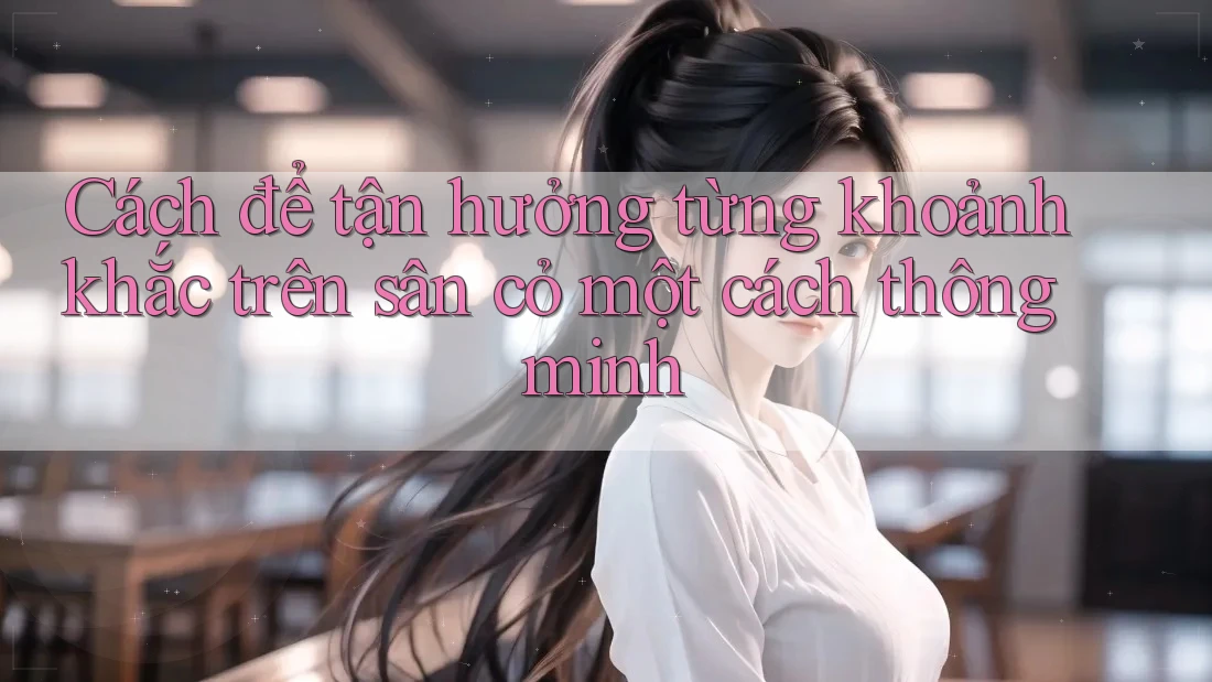 Cách để tận hưởng từng khoảnh khắc trên sân cỏ một cách thông minh