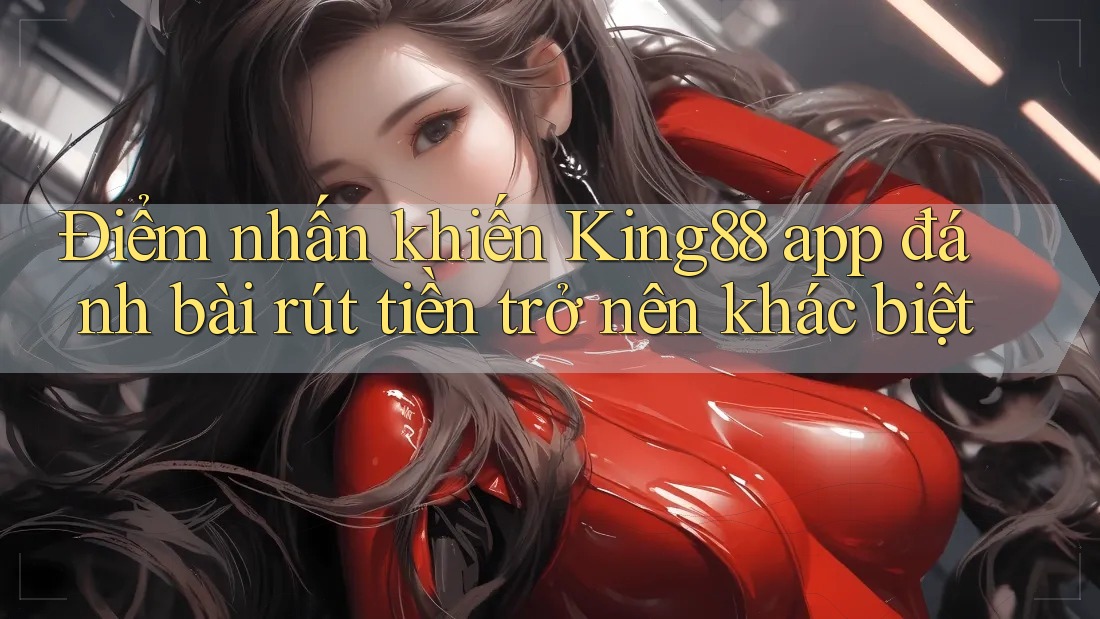 Điểm nhấn khiến King88 app đánh bài rút tiền trở nên khác biệt
