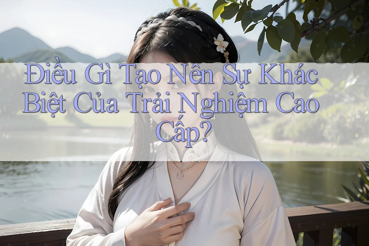 Điều Gì Tạo Nên Sự Khác Biệt Của Trải Nghiệm Cao Cấp?