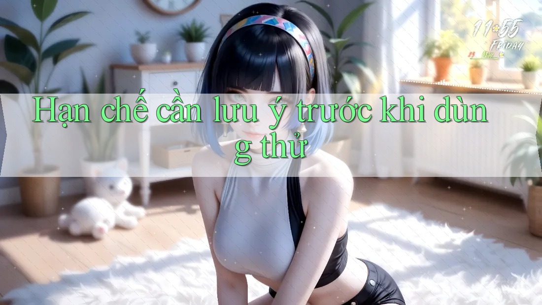 Hạn chế cần lưu ý trước khi dùng thử