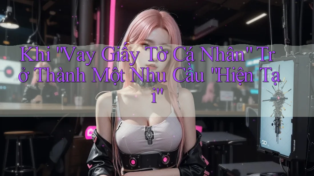 Khi “Vay Giấy Tờ Cá Nhân” Trở Thành Một Nhu Cầu “Hiện Tại”