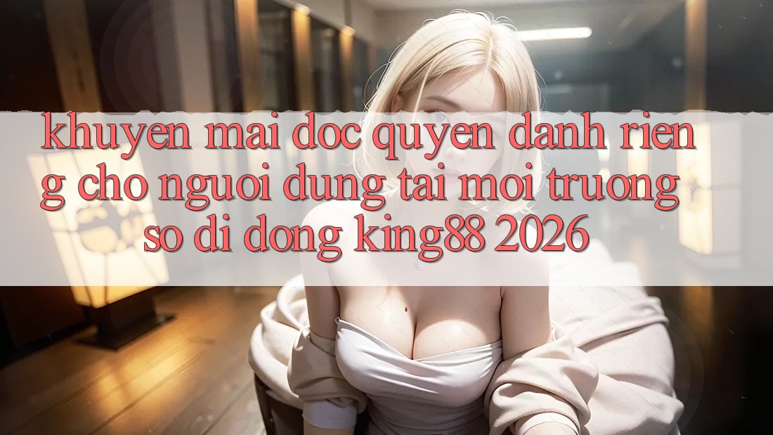 Khuyến Mãi Độc Quyền Dành Riêng Cho Người Dùng Tải Môi trường số di động King88 2026
