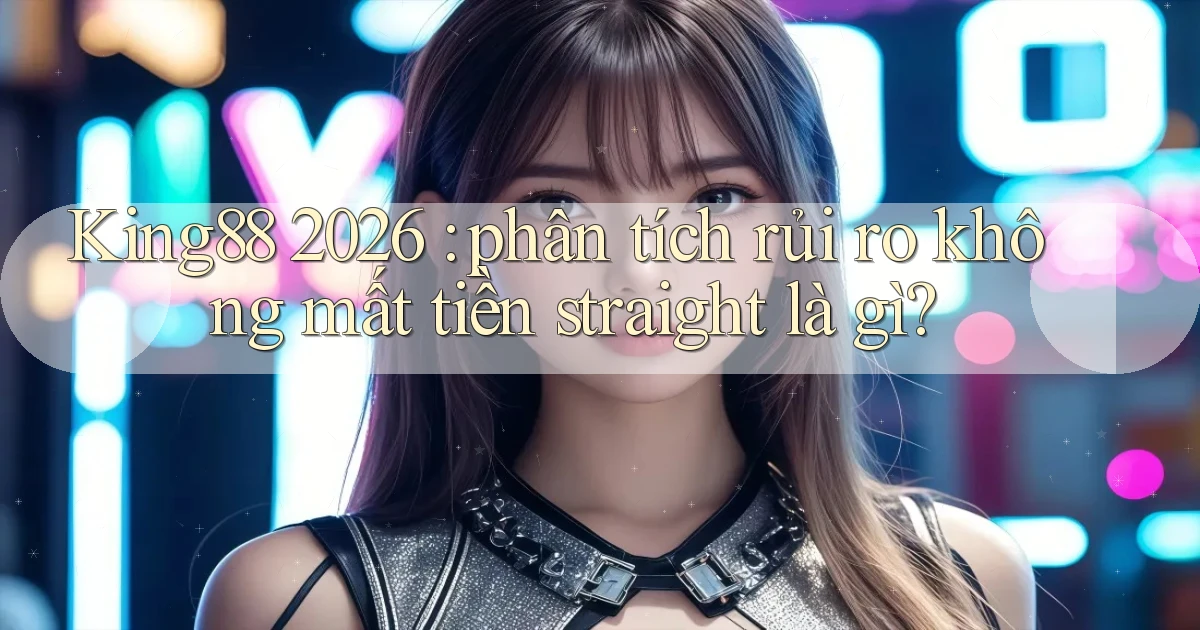 King88 2026 phân tích rủi ro không mất tiền straight là gì
