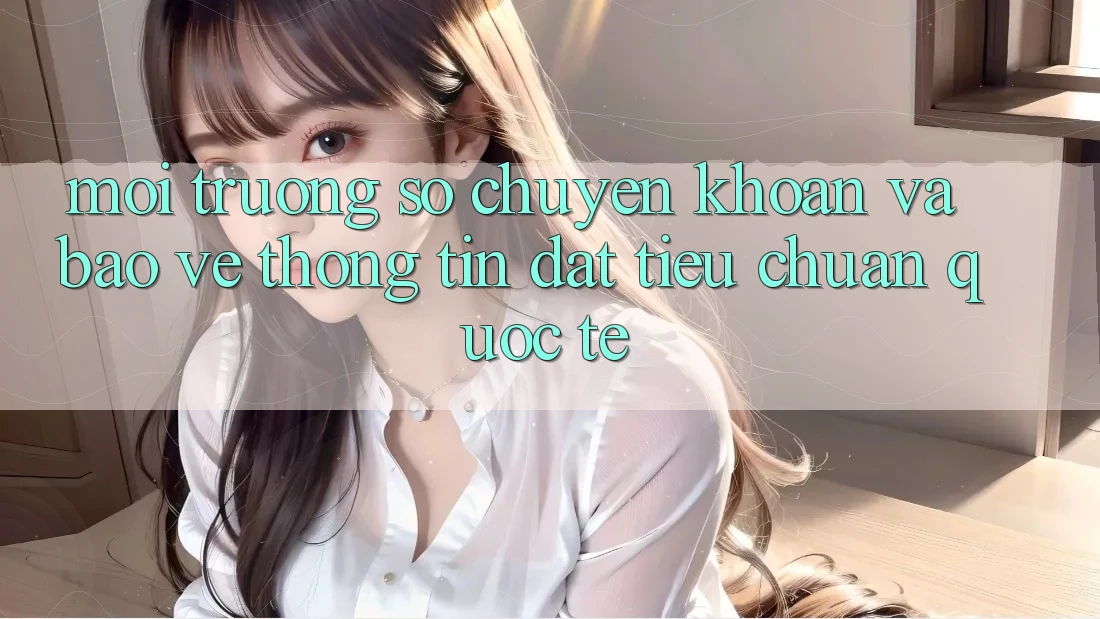 Môi trường số Chuyển khoản Và Bảo vệ thông tin Đạt Tiêu Chuẩn Quốc Tế