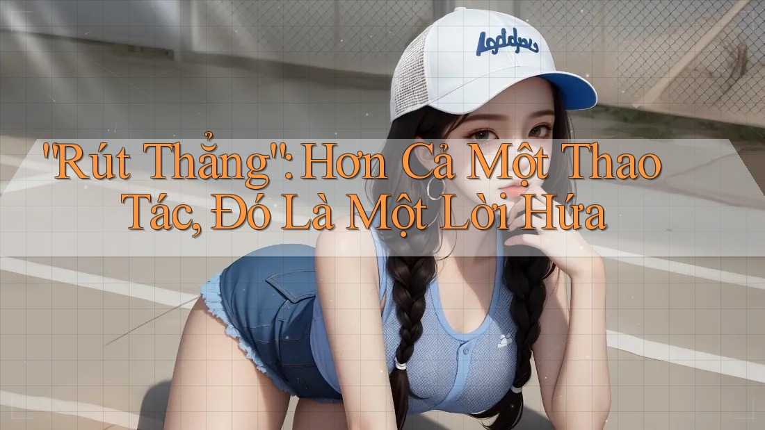 “Rút Thẳng”: Hơn Cả Một Thao Tác, Đó Là Một Lời Hứa