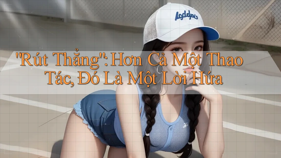 “Rút Thẳng”: Hơn Cả Một Thao Tác, Đó Là Một Lời Hứa