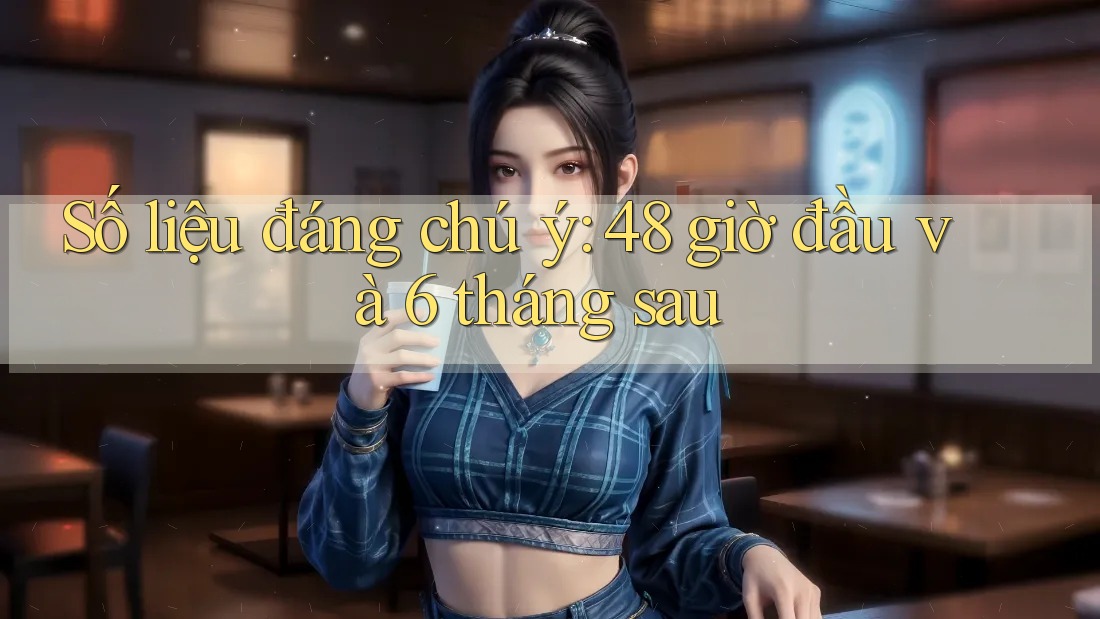 Số liệu đáng chú ý: 48 giờ đầu và 6 tháng sau