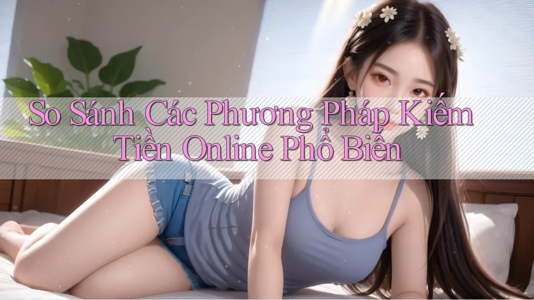 So Sánh Các Phương Pháp Kiếm Tiền Online Phổ Biến