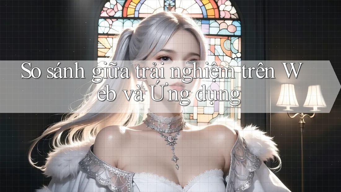 So sánh giữa trải nghiệm trên Web và Ứng dụng