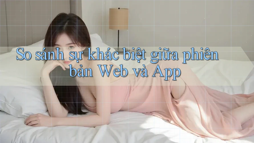 So sánh sự khác biệt giữa phiên bản Web và App