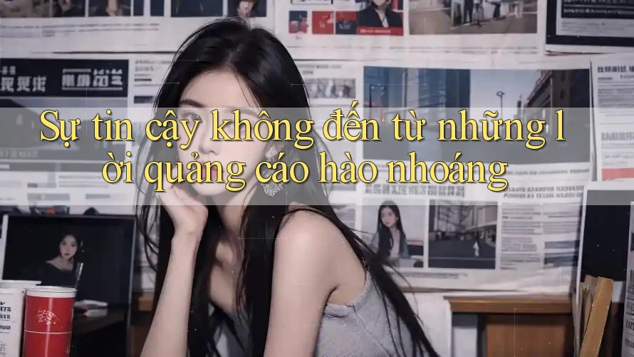 Sự tin cậy không đến từ những lời quảng cáo hào nhoáng