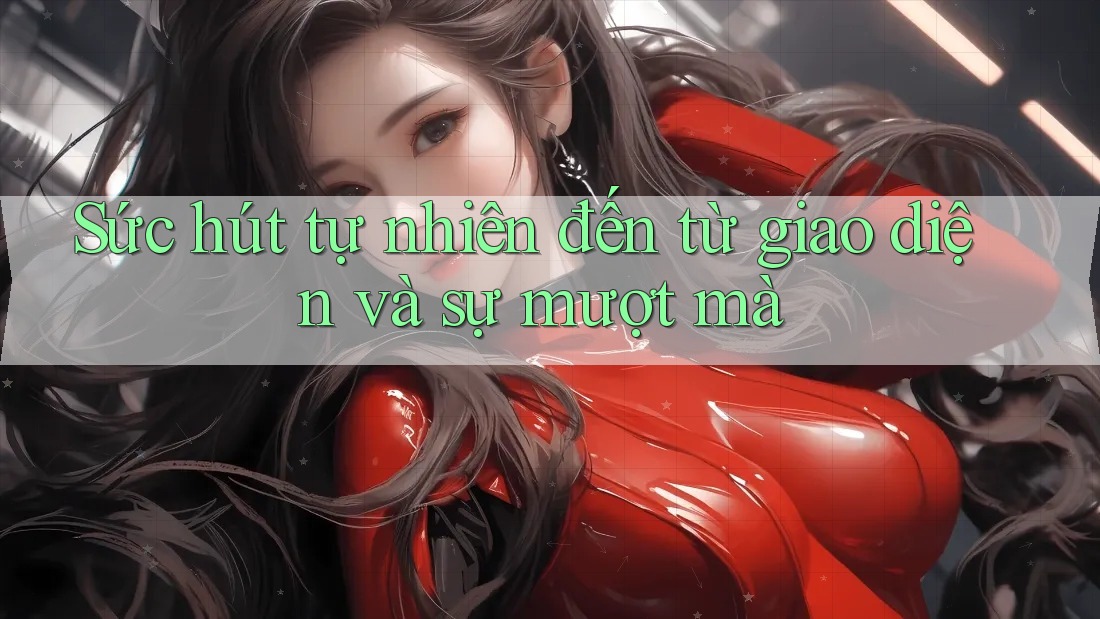 Sức hút tự nhiên đến từ giao diện và sự mượt mà