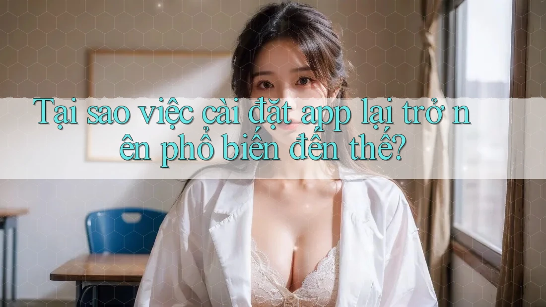 Tại sao việc cài đặt app lại trở nên phổ biến đến thế?