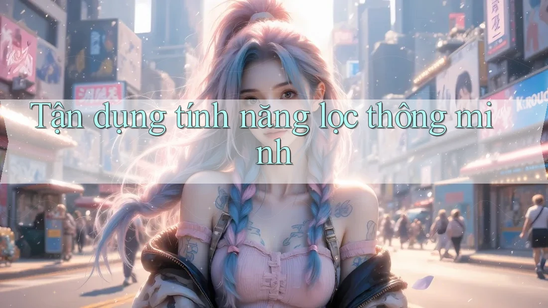Tận dụng tính năng lọc thông minh