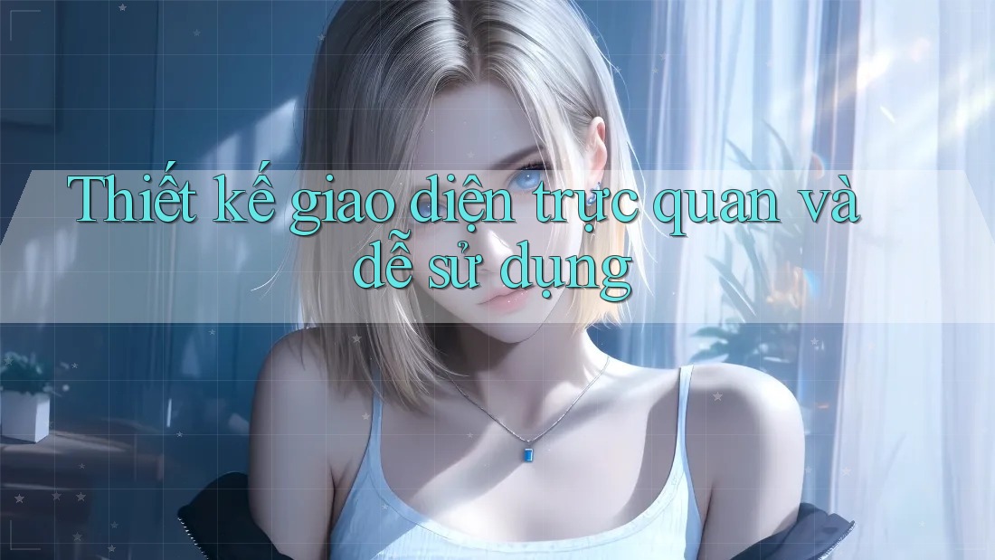 Thiết kế giao diện trực quan và dễ sử dụng