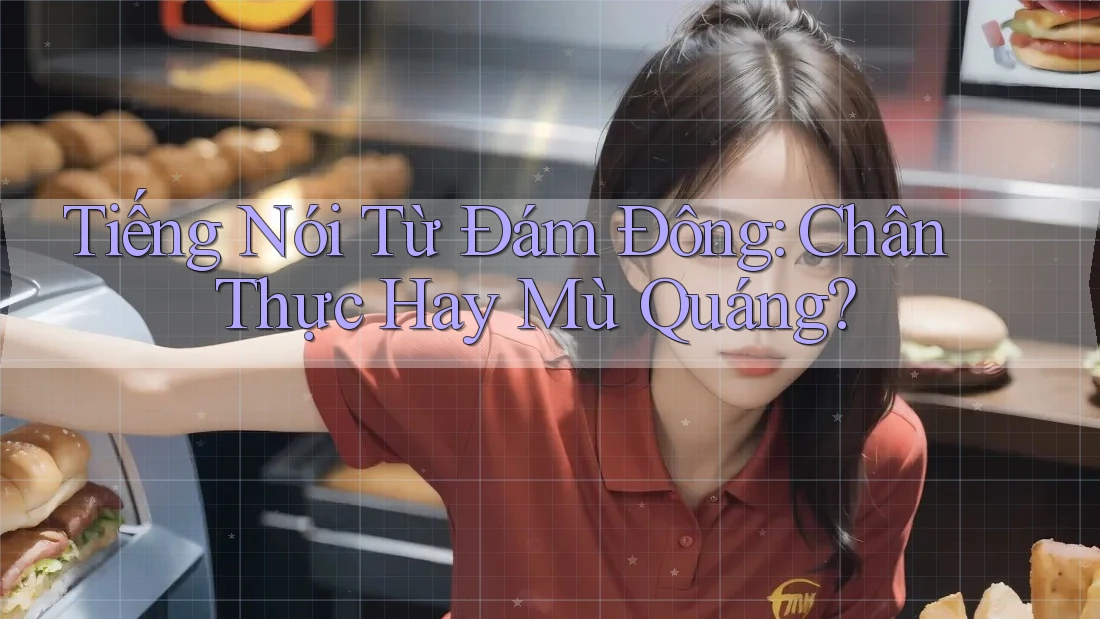 Tiếng Nói Từ Đám Đông: Chân Thực Hay Mù Quáng?