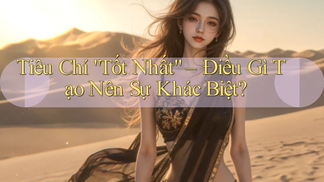 Tiêu Chí “Tốt Nhất” – Điều Gì Tạo Nên Sự Khác Biệt?