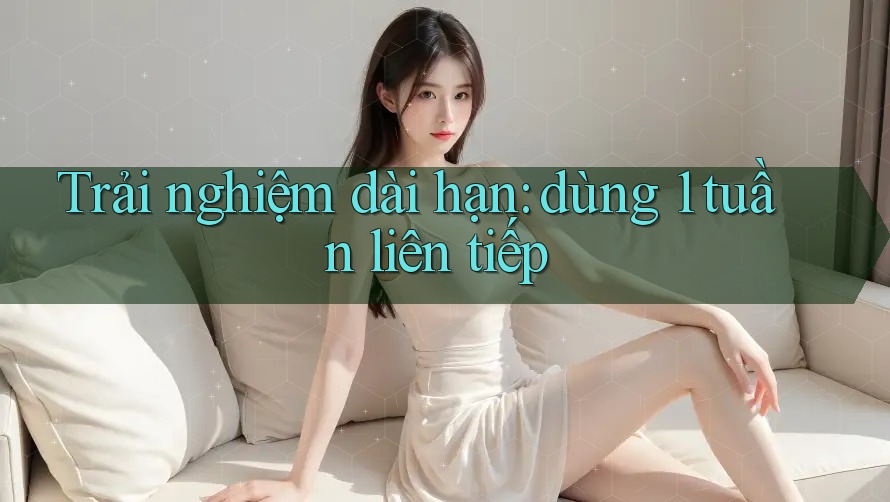 Trải nghiệm dài hạn: dùng 1 tuần liên tiếp