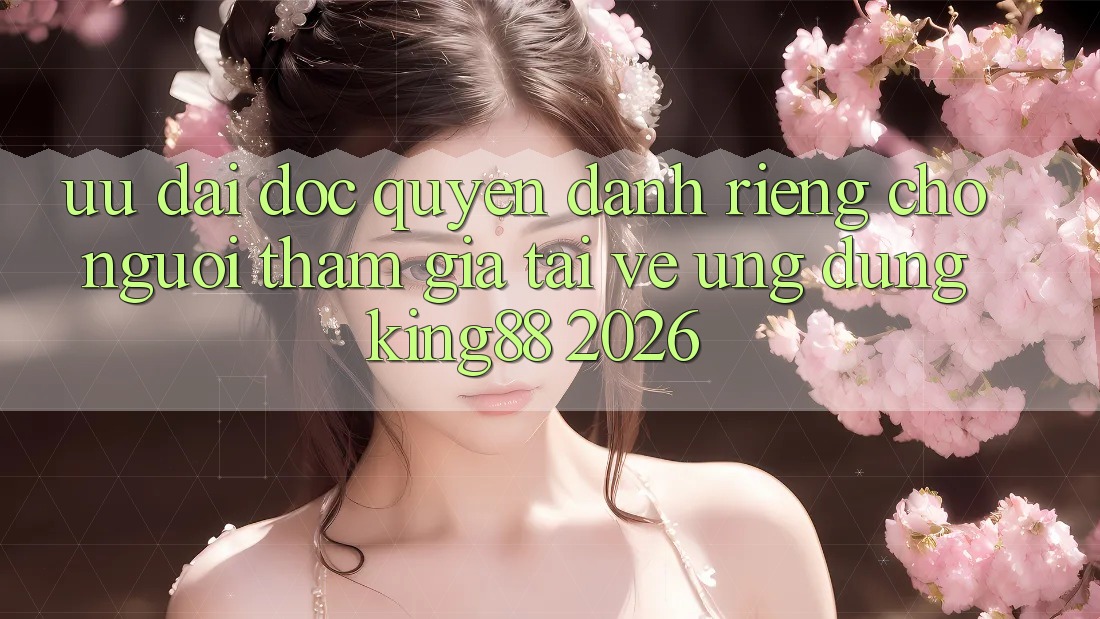 Ưu đãi Độc Quyền Dành Riêng Cho Người tham gia Tải về Ứng dụng King88 2026 Ưu đãi Độc Quyền Dành Riêng Cho Người tham gia Tải về Ứng dụng King88 2026