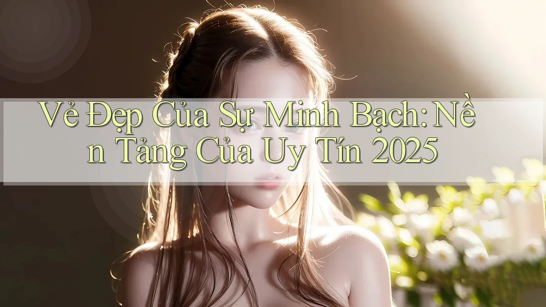 Vẻ Đẹp Của Sự Minh Bạch: Nền Tảng Của Uy Tín 2025